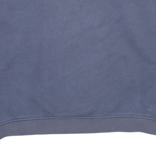 Nike Arsenal Mens Blue L Crew Neck Fleece Sweatshirt Vintage Sportswear