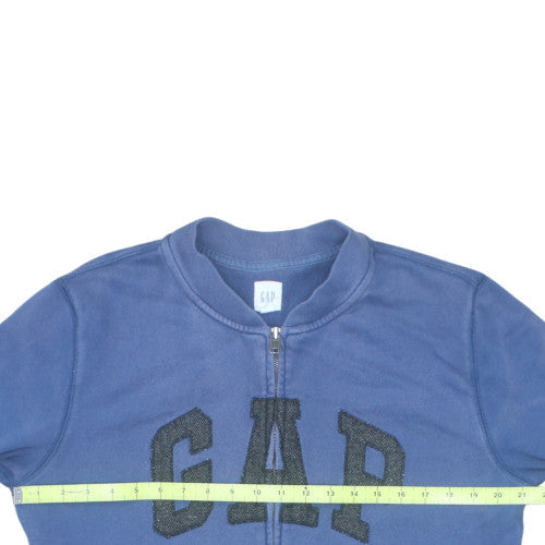GAP Men's Blue Full Zip Logo Sweatshirt Size M