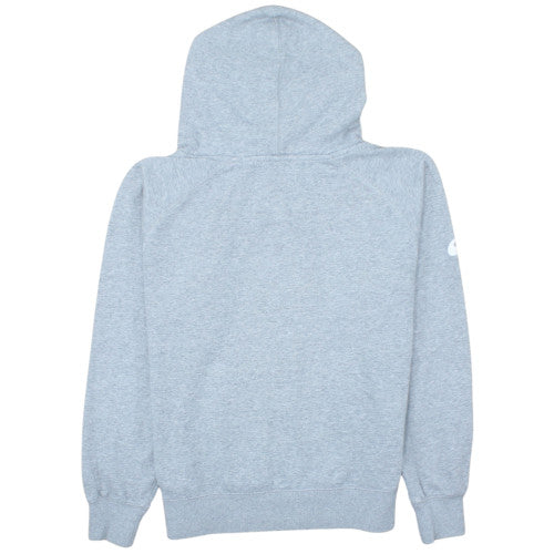 ASICS Women Grey Pullover Hoodie Medium Hooded Sweatshirt