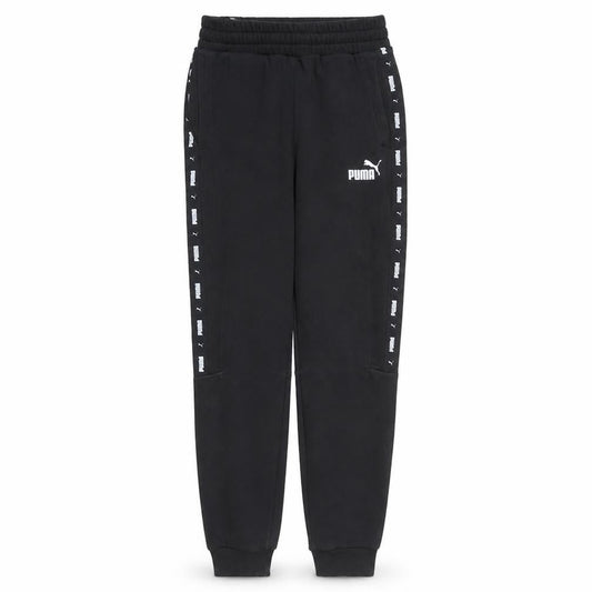 Puma Men's Black Jogger Sweatpants Size S Tapered Fit Activewear