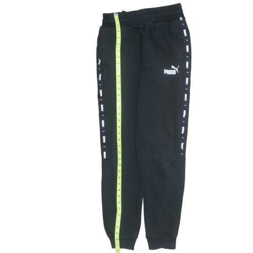 Puma Men's Black Jogger Sweatpants Size S Tapered Fit Activewear