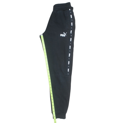 Puma Men's Black Jogger Sweatpants Size S Tapered Fit Activewear