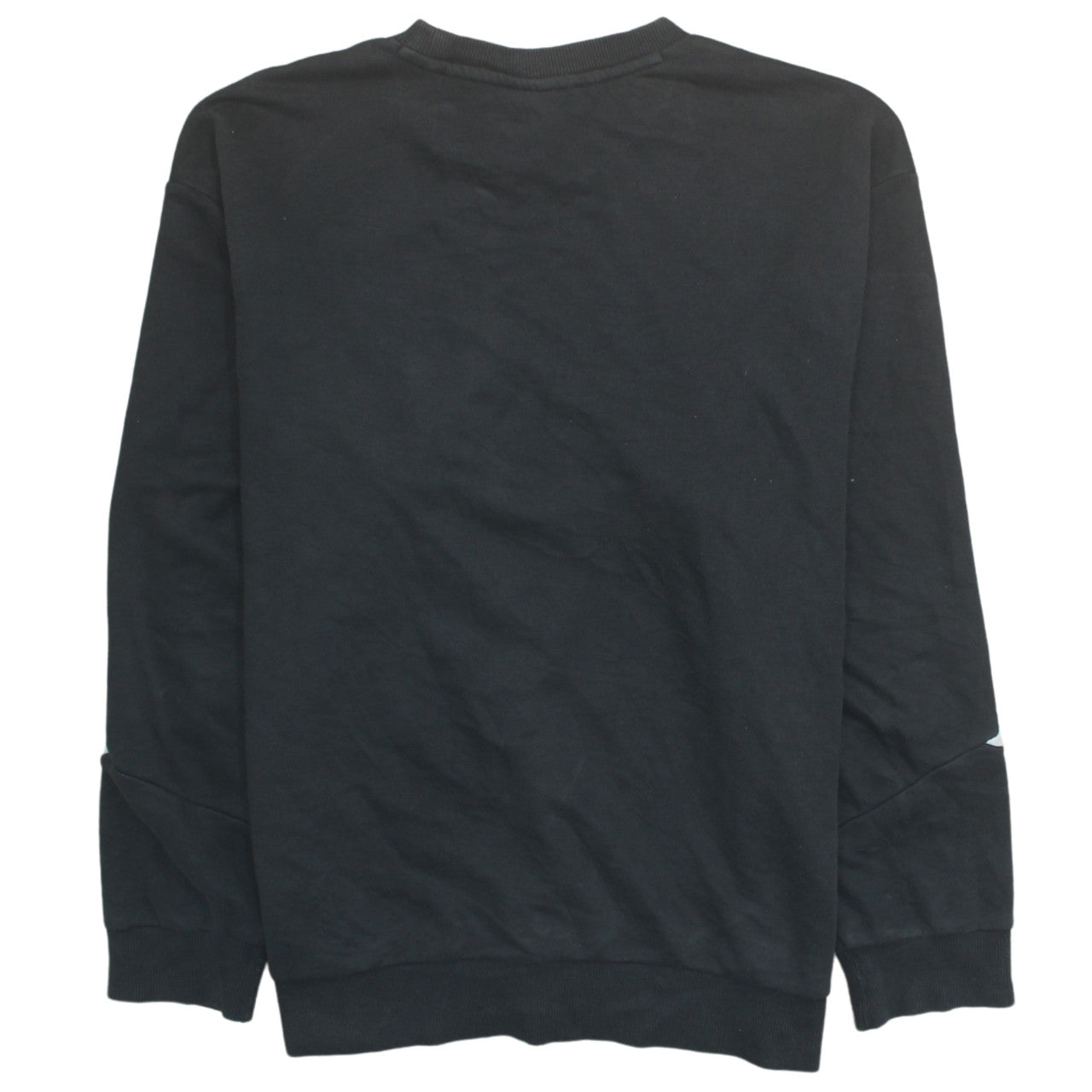 Puma Men's Black Logo Crew Neck Pullover Sweatshirt Size L