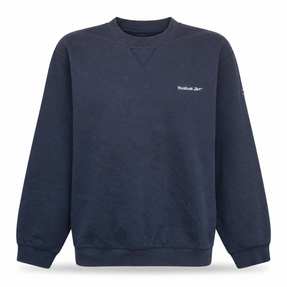 Reebok Men's Blue Small Essentials Crew Neck Sweatshirt