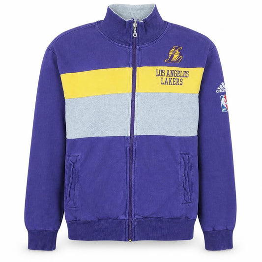 Adidas Men's Blue Los Angeles Lakers XL Full Zip Sweatshirt