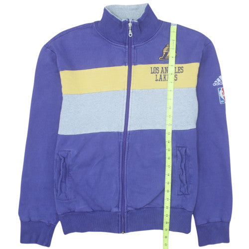 Adidas Men's Blue Los Angeles Lakers XL Full Zip Sweatshirt