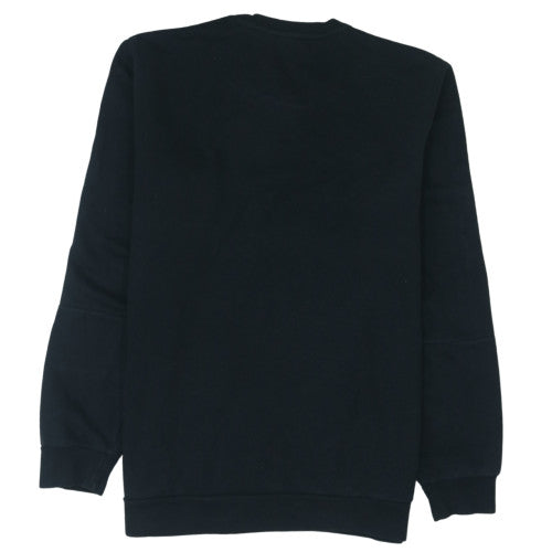 Adidas Mens Black XL Crew Neck Pullover Sweatshirt Classic Style