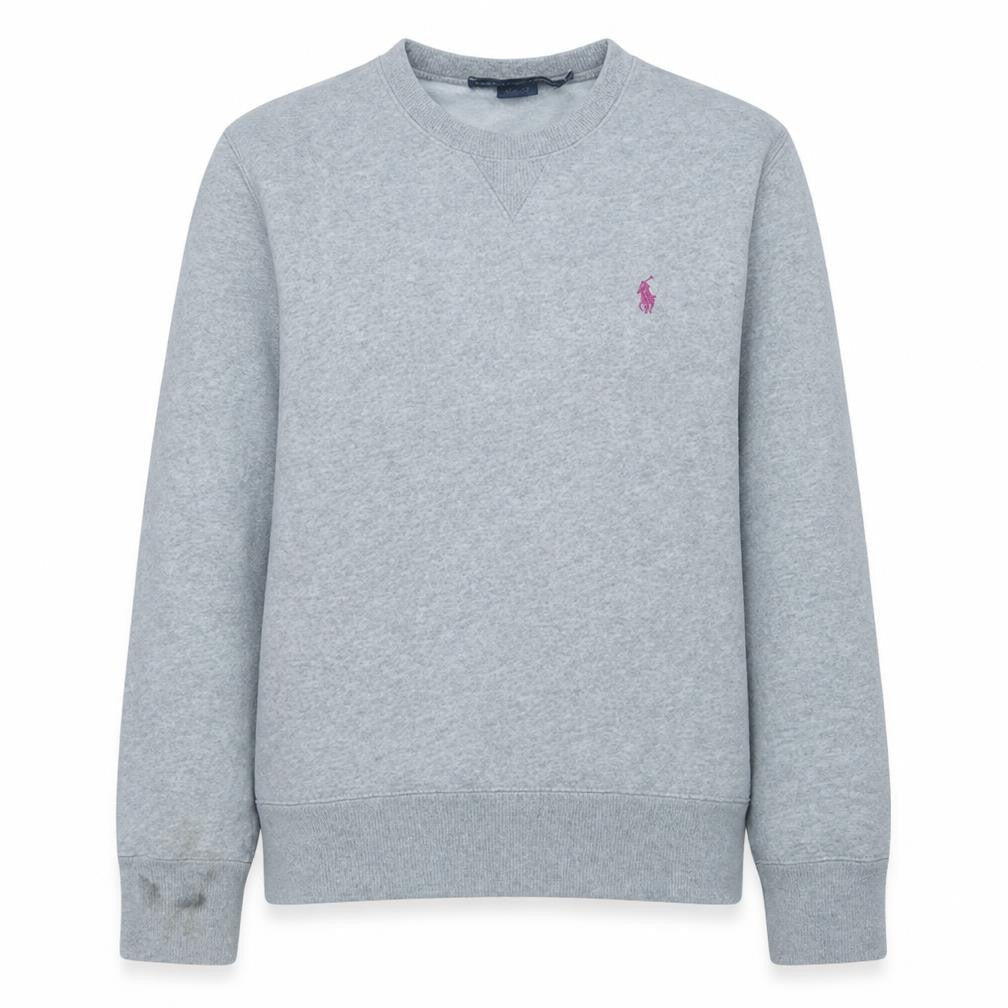 Ralph Lauren Sport Women's Grey Crew Neck Pullover Sweatshirt Size M