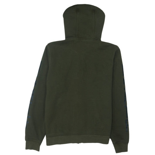 Nike Men's Green Full Zip Hoodie Size M Sportswear Fleece