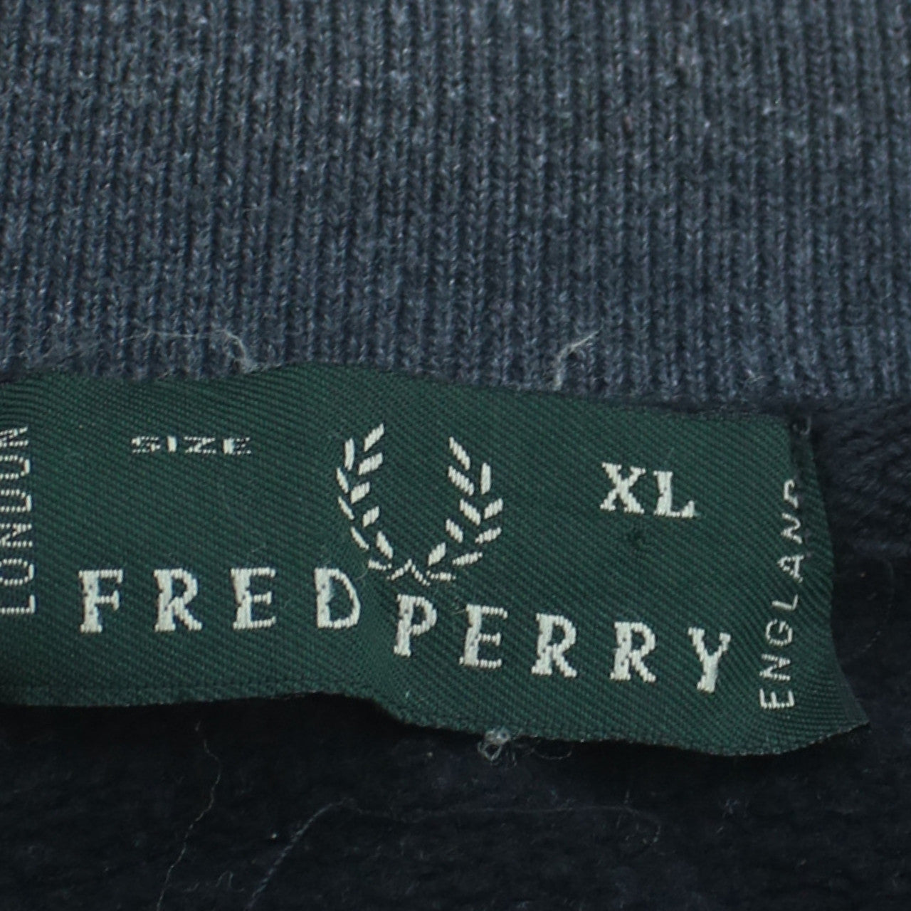 Fred Perry Mens Grey XL Full Zip Sweatshirt Jacket