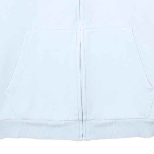 Under Armour Womens White XL Full Zip Hoodie Cotton Blend