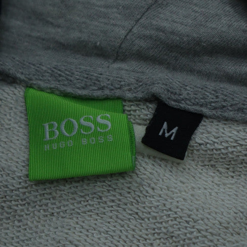 Hugo Boss Men's Grey & Black Full Zip Hoodie Size M