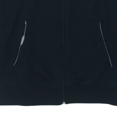 Hugo Boss Men's Grey & Black Full Zip Hoodie Size M