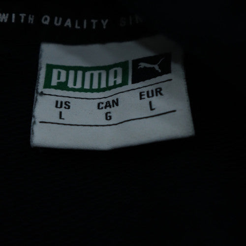Puma Men's Black Pullover Hoodie L Regular Fit Sportswear