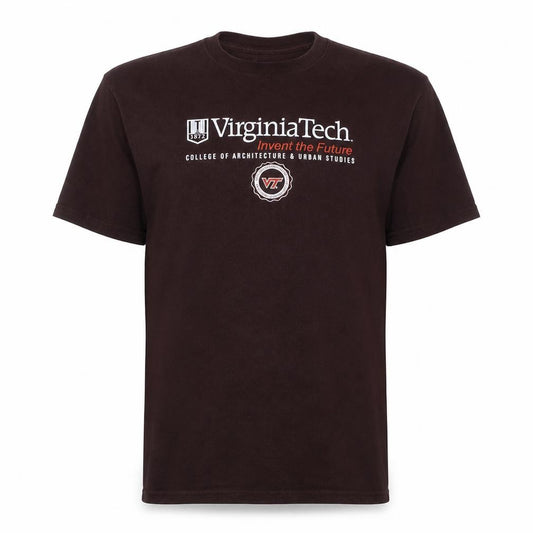 Champion Men's Brown Virginia Tech Graphic Crew Neck T-Shirt XL