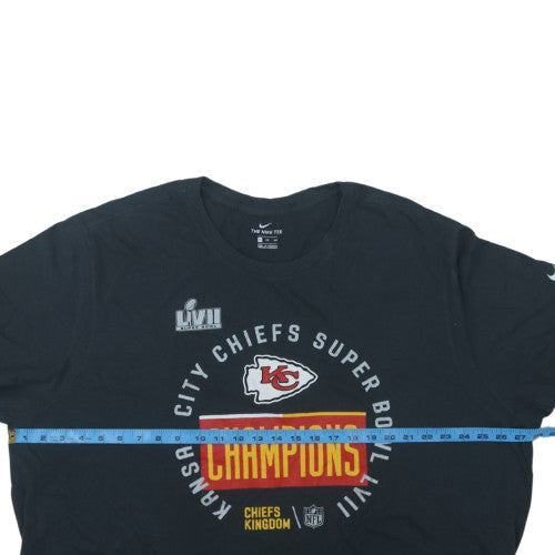 Nike Men's Black 3XL Kansas City Chiefs Super Bowl LVII Champions T-Shirt