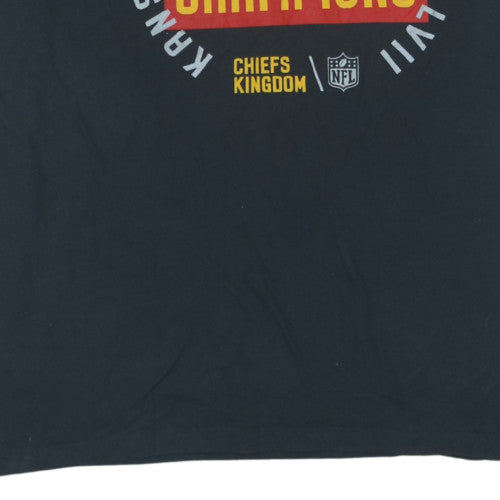 Nike Men's Black 3XL Kansas City Chiefs Super Bowl LVII Champions T-Shirt