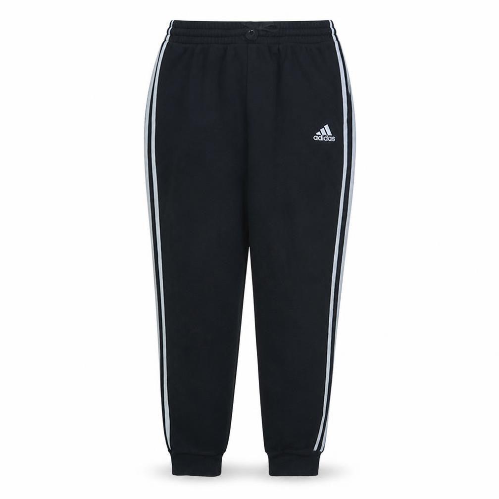 Adidas Men's Black L Jogger Sweatpants with Side Stripes