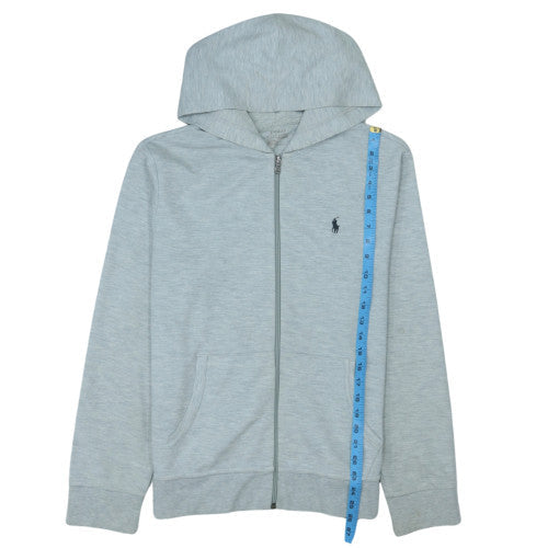 Ralph Lauren Men's Grey Full Zip Hoodie Size M Regular Fit