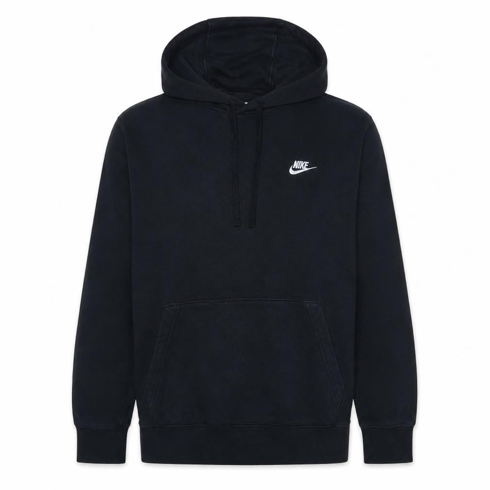 Nike Men's Black Pullover Hoodie L Cotton Blend Casual Sportswear