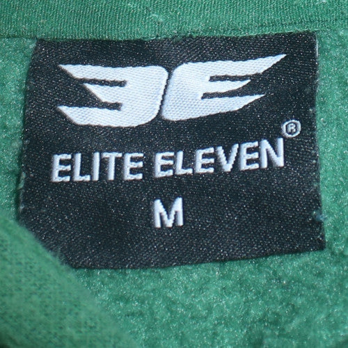 Elite Eleven Men's Green Pullover Hoodie Size M Regular Fit