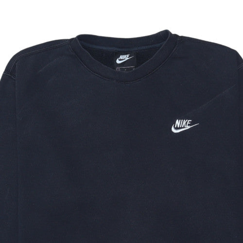 Nike Men's Black Small Crew Neck Pullover Sweatshirt
