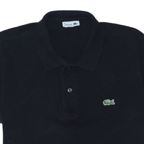 Lacoste Men's Black Classic Fit Polo Shirt Size L Cotton