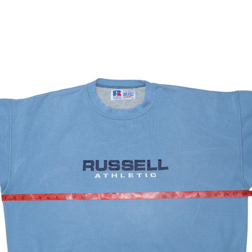 Russell Athletic Men's Blue XL Pullover Sweatshirt Crew Neck Fleece