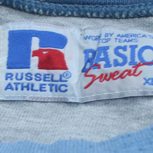 Russell Athletic Men's Blue XL Pullover Sweatshirt Crew Neck Fleece