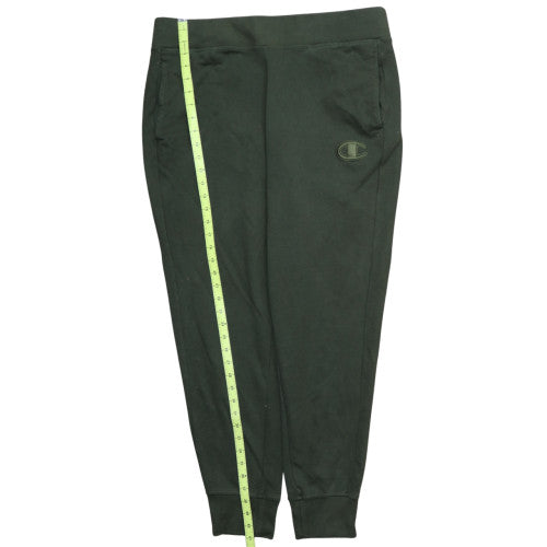 Champion Men's Green Jogger Trousers Size L Cotton Blend