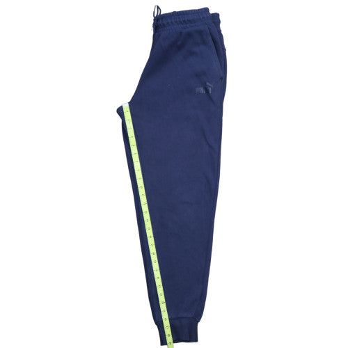 Puma Men’s Blue Jogger Trousers L Regular Fit Casual Sportswear