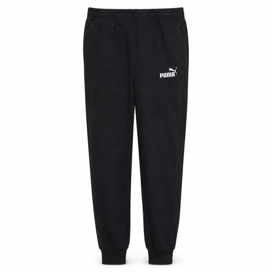 Puma Men’s Black Jogger Trousers M Regular Fit Fleece Elastic Waist