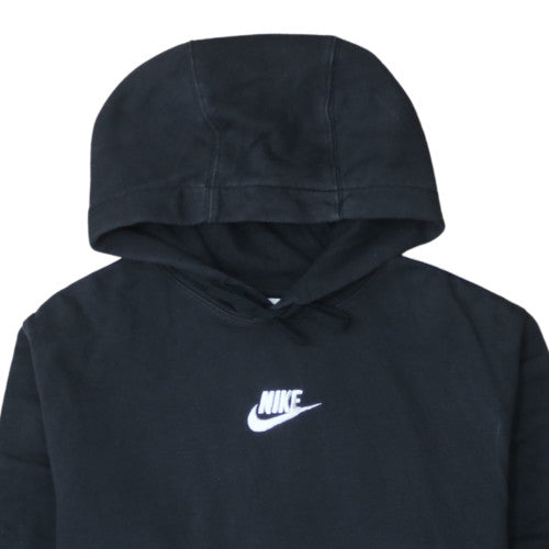 Nike Men's Black Pullover Hoodie M Logo Sports Fleece