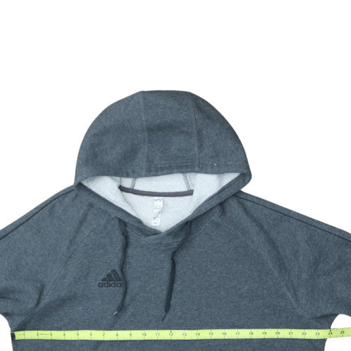 Adidas Men's Grey L Pullover Hoodie Fleece Sportswear