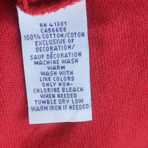 Ralph Lauren Men's Red XLT Big & Tall Cotton Polo Shirt