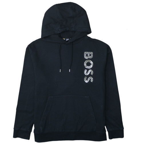 BOSS Men's Black 3XL Pullover Hoodie with Graphic Logo