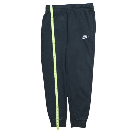 Nike Men's Black Fleece Jogger Trousers L Regular Fit