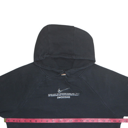 Nike Womens Black Small Pullover Hoodie Sweatshirt with Front Pockets