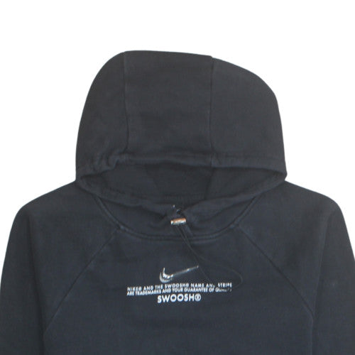 Nike Womens Black Small Pullover Hoodie Sweatshirt with Front Pockets