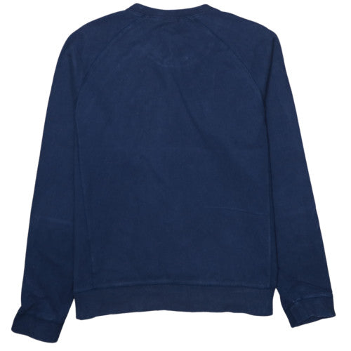 Carhartt Men Blue Crew Neck Pullover Sweatshirt Size L