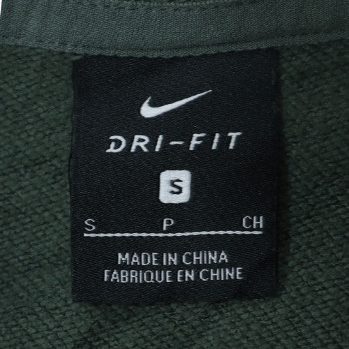 Nike Men's Green Dri-Fit Full Zip Hoodie Size S Athletic Fit