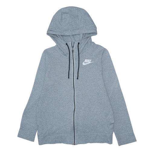 Nike Mens Grey Full Zip Hoodie XS Lightweight Sportswear
