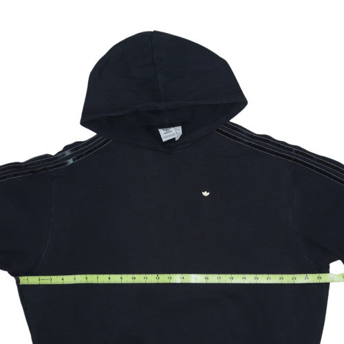 Adidas Women Black Hoodie Size 8 Pullover Hooded Sweatshirt