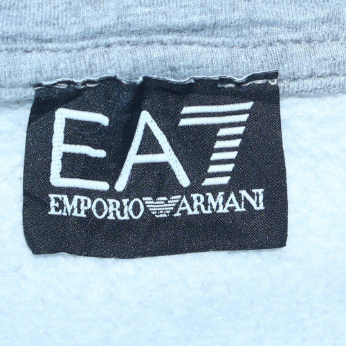 Emporio Armani EA7 Men's Grey Full Zip Hoodie Size L