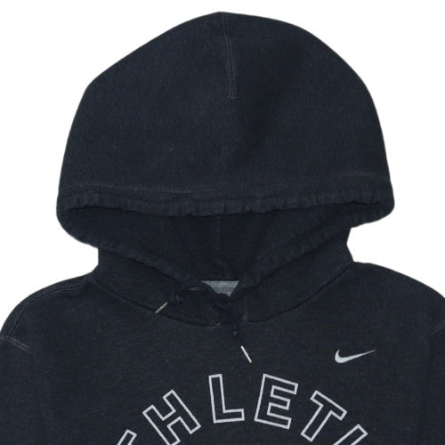 Nike Women Black Small Pullover Hoodie Athletic Dept Logo