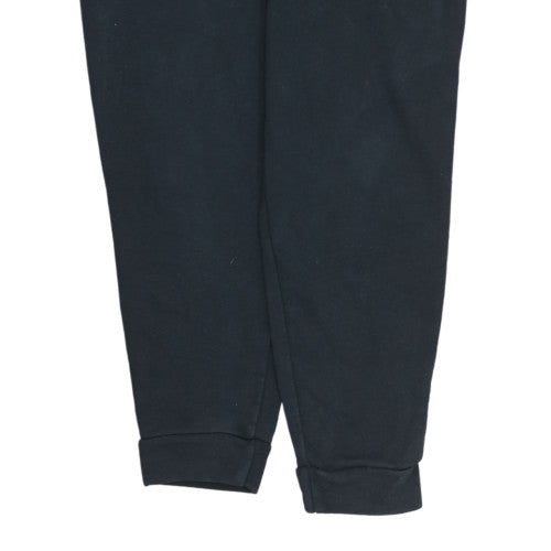 Reebok Womens Black XL Jogger Fleece Sweatpants with Logo