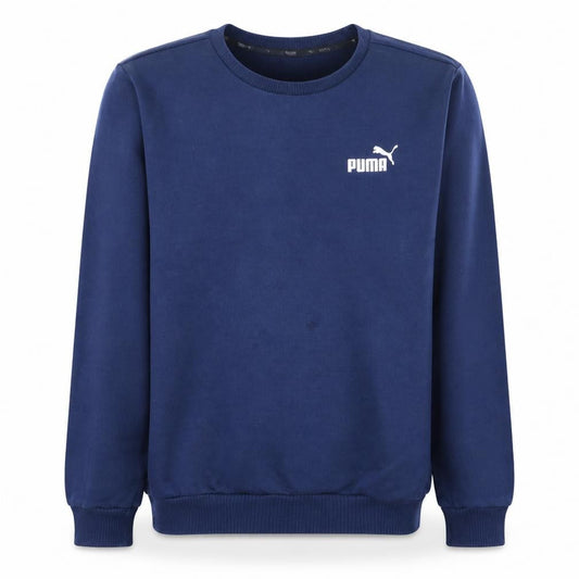 Puma Men's Blue Crew Neck Pullover Sweatshirt Size M