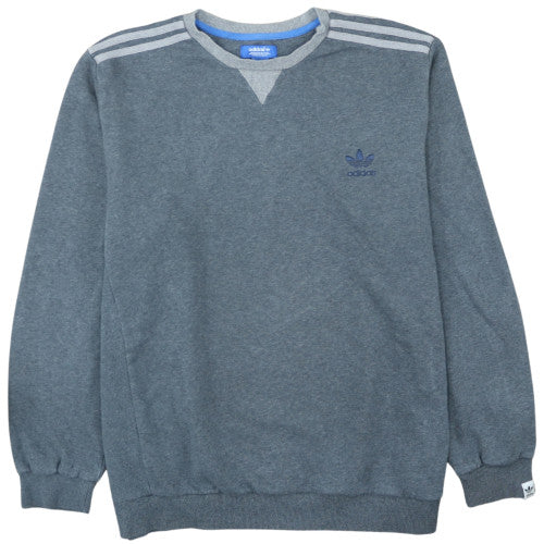 Adidas Men's Grey XL Crew Neck Pullover Sweatshirt