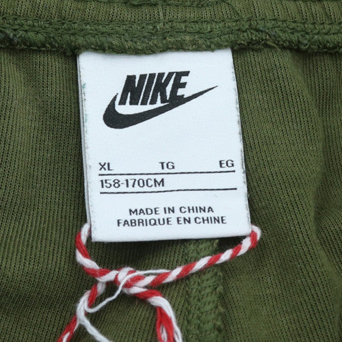 Nike Boys Green XL Jogger Sweatpants with Elastic Waist & Zip Pocket