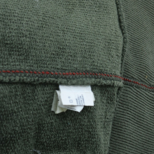 GAP Men's Green Full Zip Cotton Fleece Sweatshirt L Regular